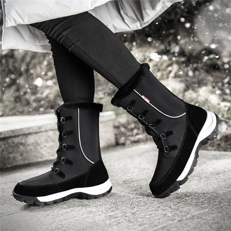 Women Waterproof Non-slip Orthopedic Snow Boots