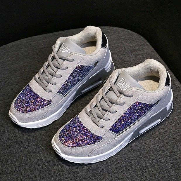 Women Orthopedic Bling Shoes Super Soft Sneakers