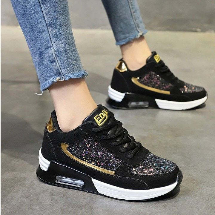 Women Orthopedic Bling Shoes Super Soft Sneakers