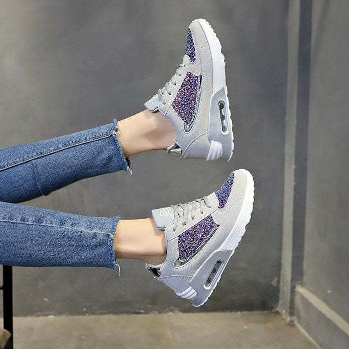 Women Orthopedic Bling Shoes Super Soft Sneakers