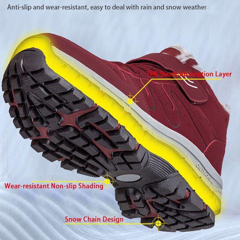 Women Shoes Fur Anti-slip Orthopedic Snow Boots