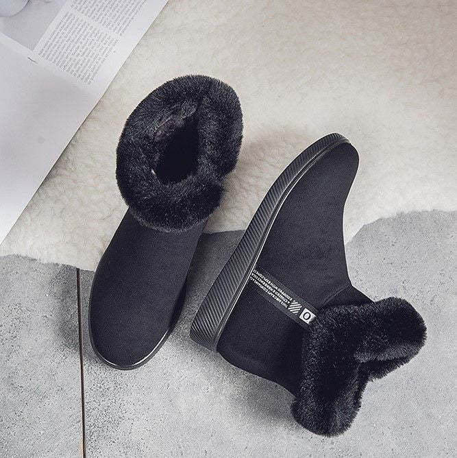 Women Unique Plush Snow Orthopedic Boots