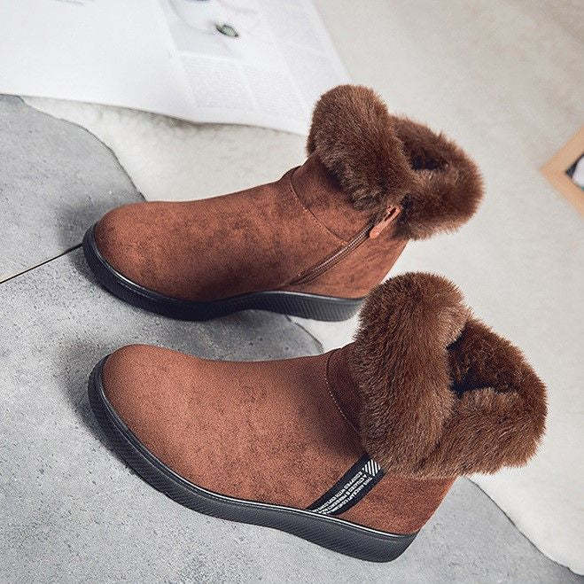 Women Unique Plush Snow Orthopedic Boots