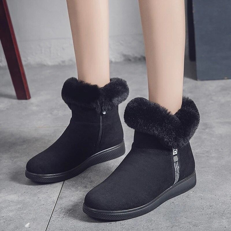 Women Unique Plush Snow Orthopedic Boots