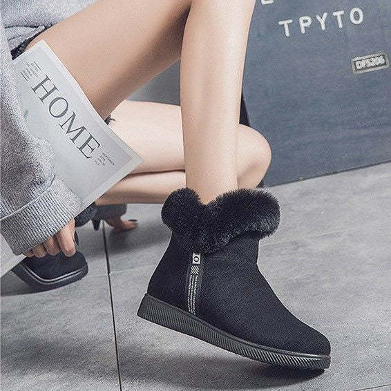 Women Unique Plush Snow Orthopedic Boots