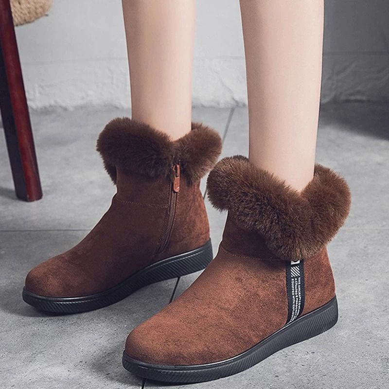Women Unique Plush Snow Orthopedic Boots