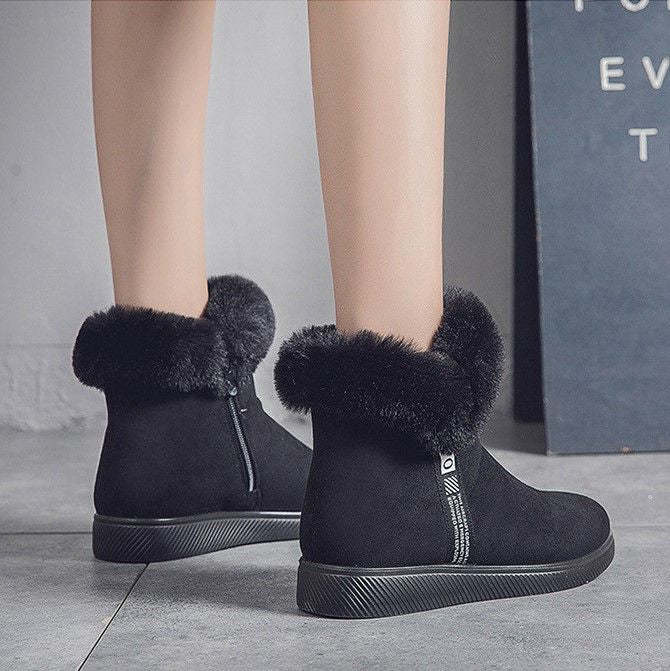 Women Unique Plush Snow Orthopedic Boots