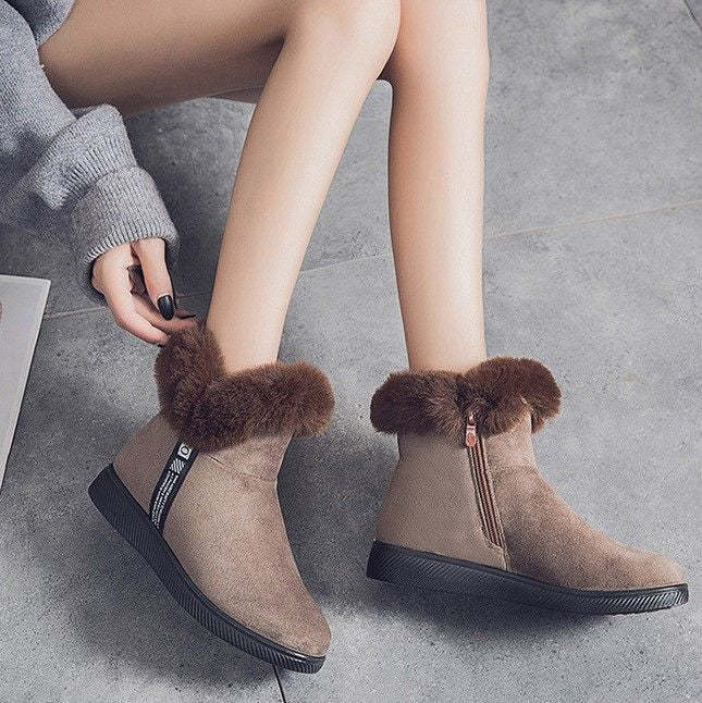 Women Unique Plush Snow Orthopedic Boots