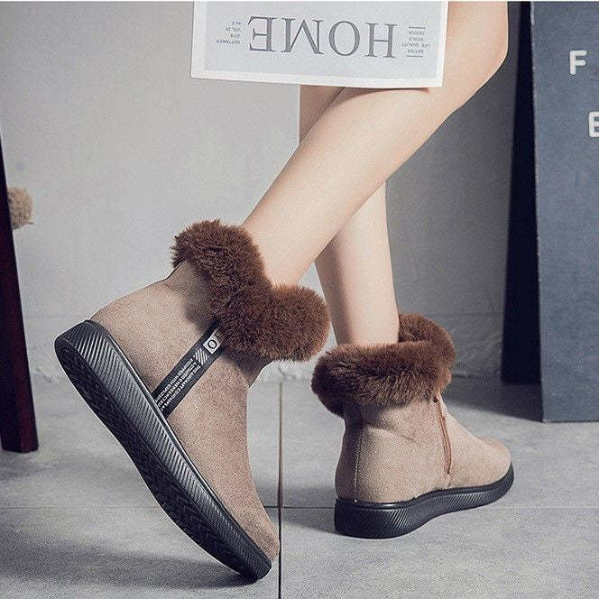 Women Unique Plush Snow Orthopedic Boots