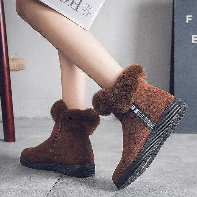 Women Unique Plush Snow Orthopedic Boots