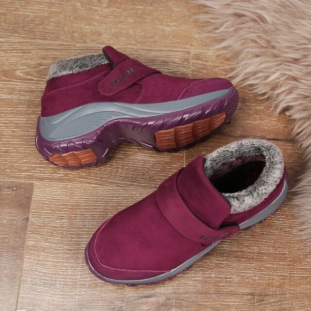 Women Plush Orthopedic Ankle Hiking Boots