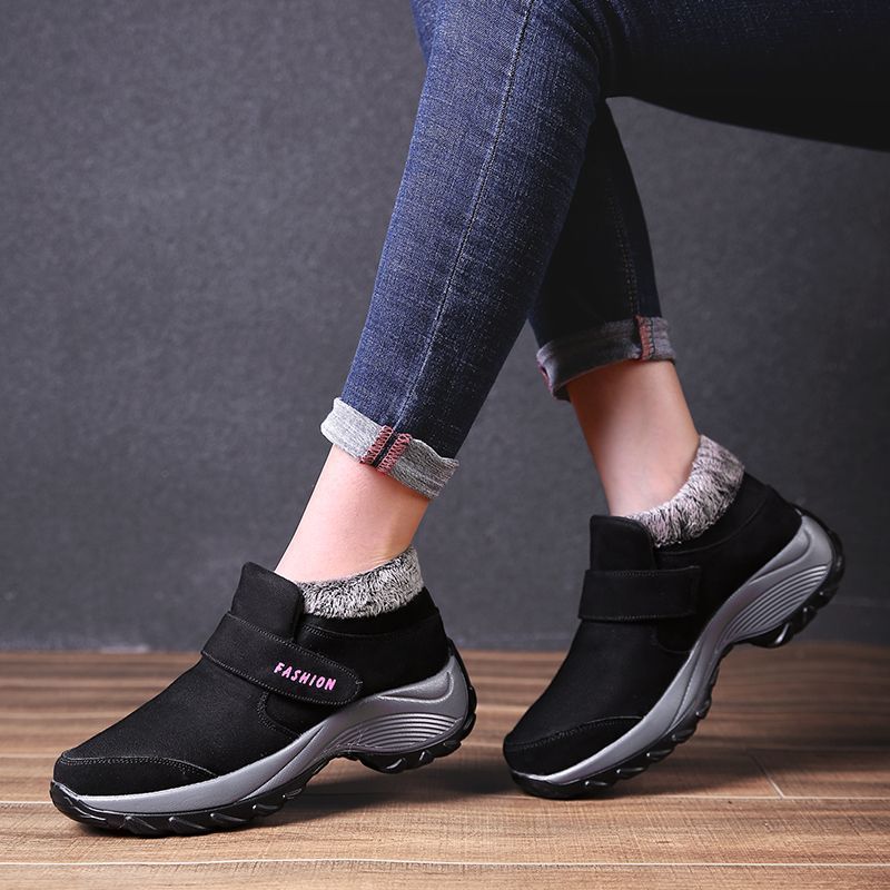 Women Plush Orthopedic Ankle Hiking Boots