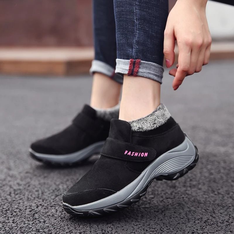 Women Plush Orthopedic Ankle Hiking Boots