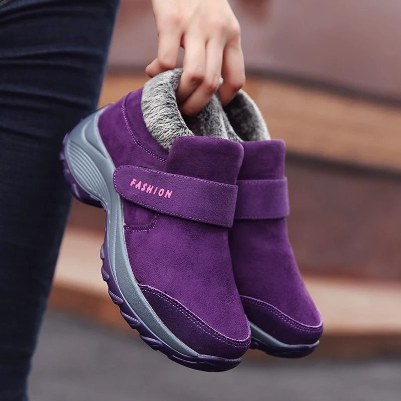 Women Plush Orthopedic Ankle Hiking Boots
