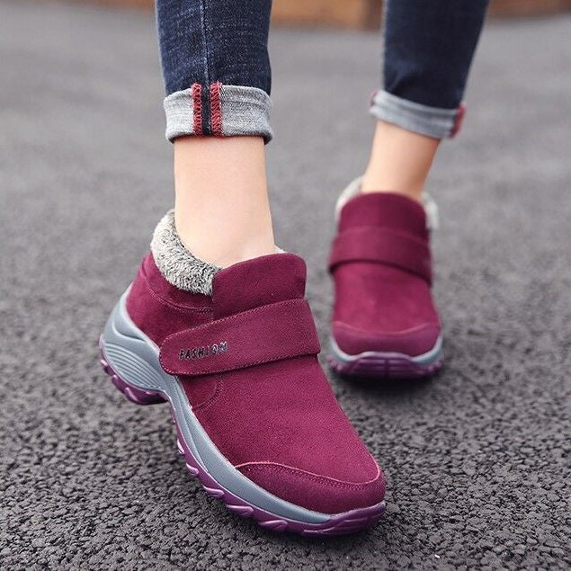 Women Plush Orthopedic Ankle Hiking Boots