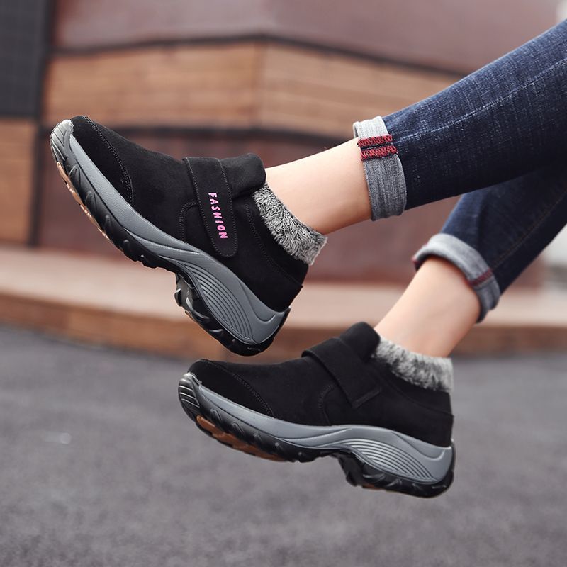 Women Plush Orthopedic Ankle Hiking Boots