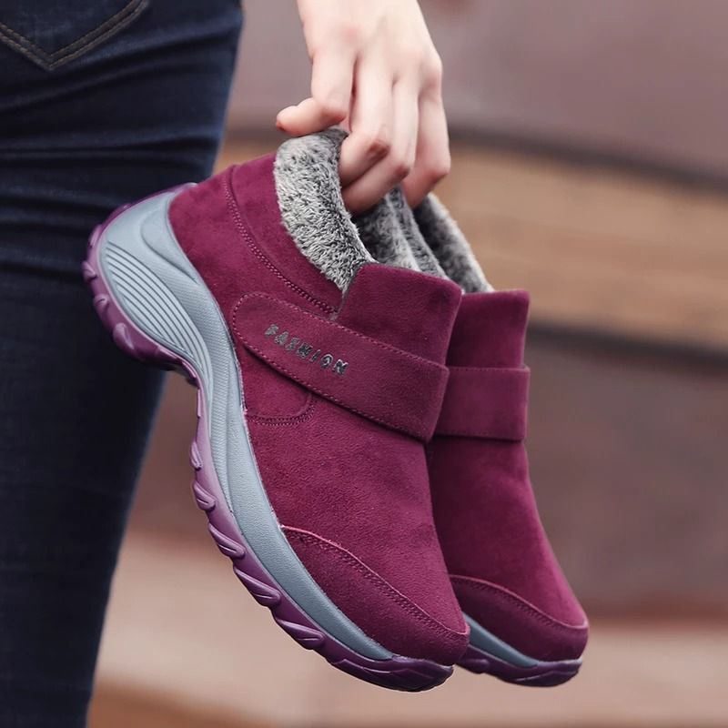 Women Plush Orthopedic Ankle Hiking Boots