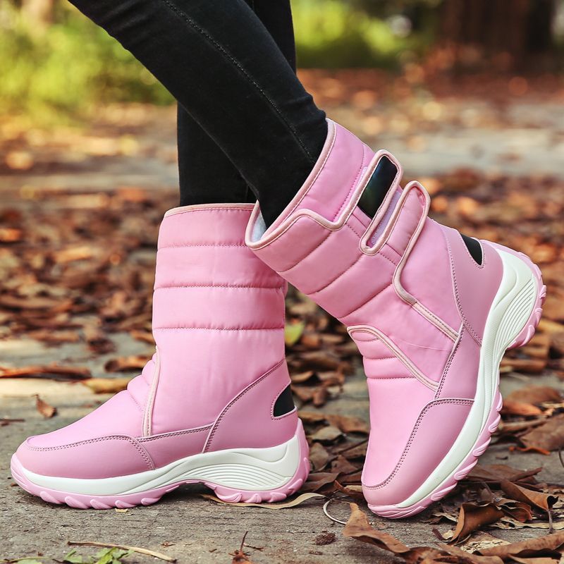 Women Fur Waterproof Orthopedic Snow Boots