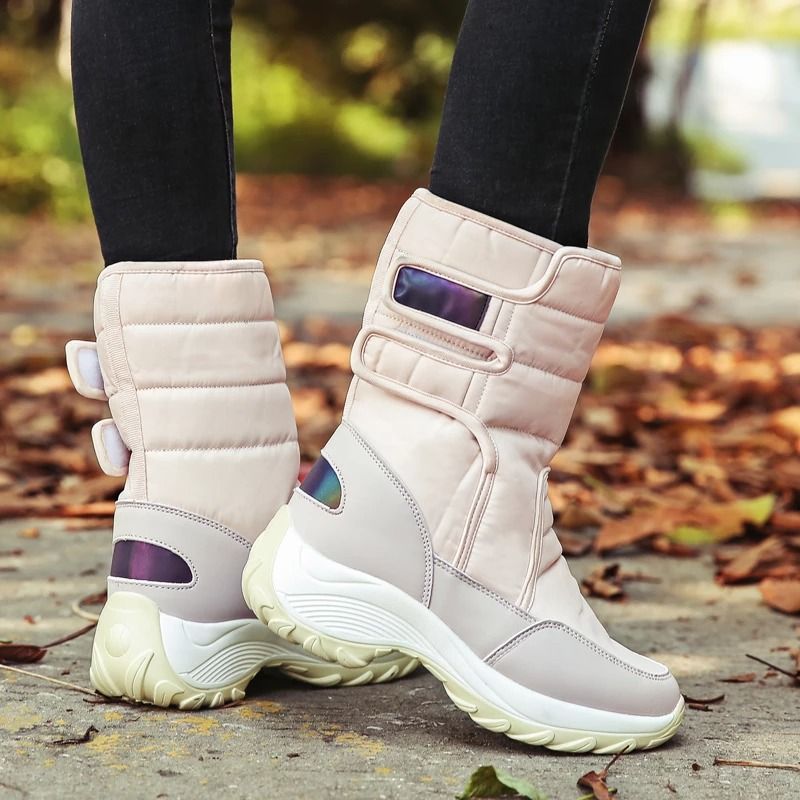 Women Fur Waterproof Orthopedic Snow Boots