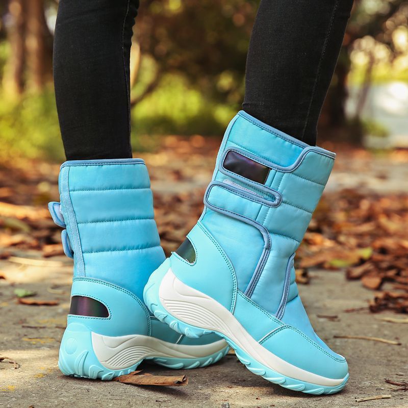 Women Fur Waterproof Orthopedic Snow Boots