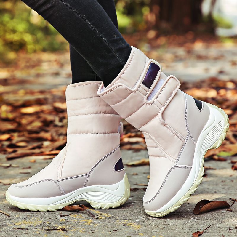 Women Fur Waterproof Orthopedic Snow Boots
