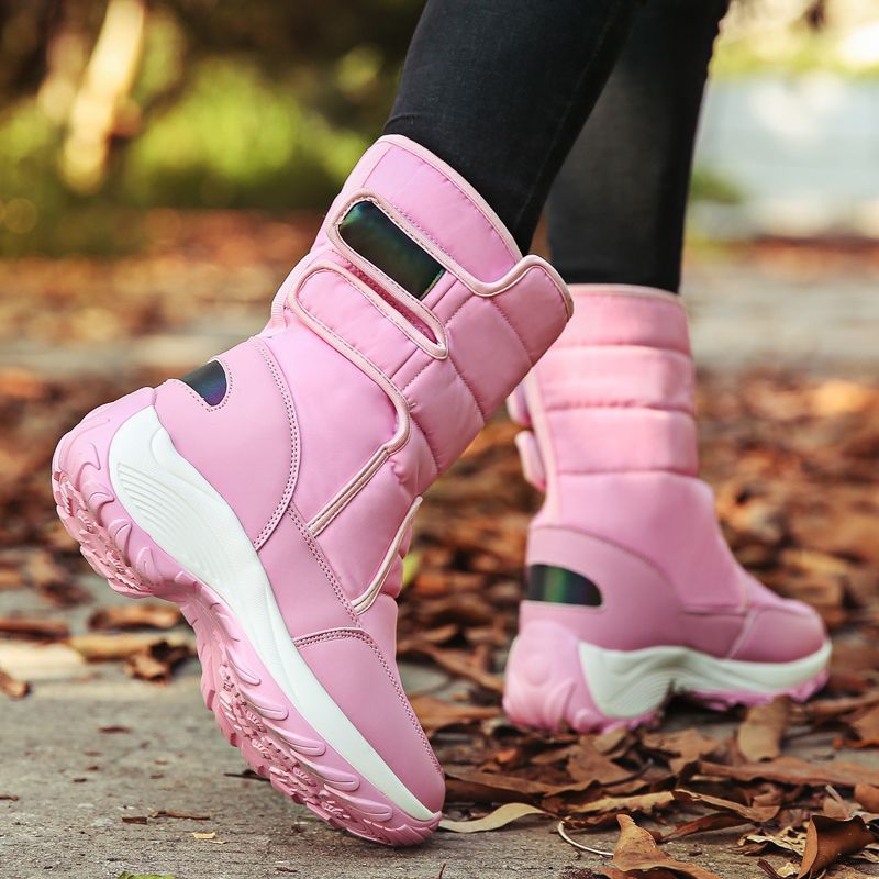 Women Fur Waterproof Orthopedic Snow Boots
