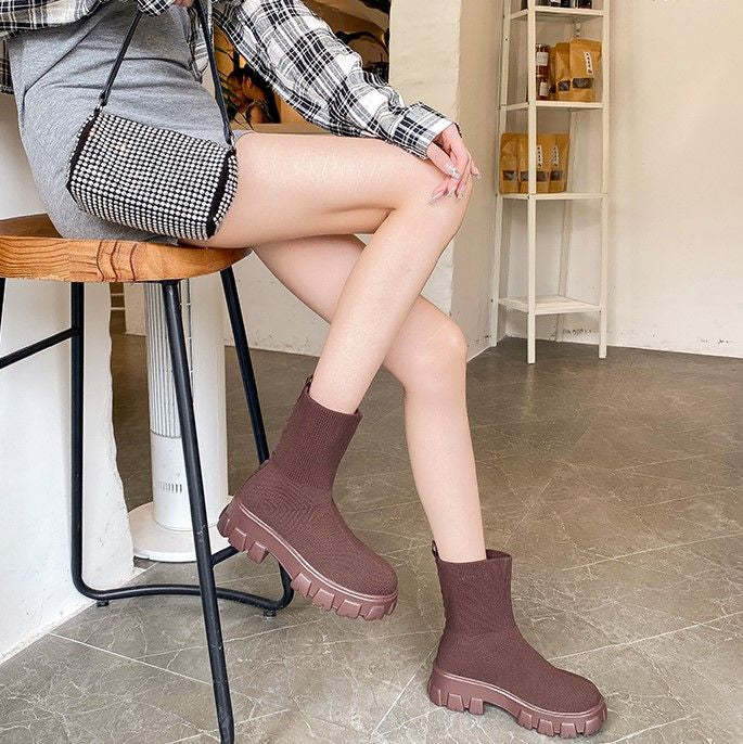 Women Orthopedic Shoes Ankle Chelsea Boots