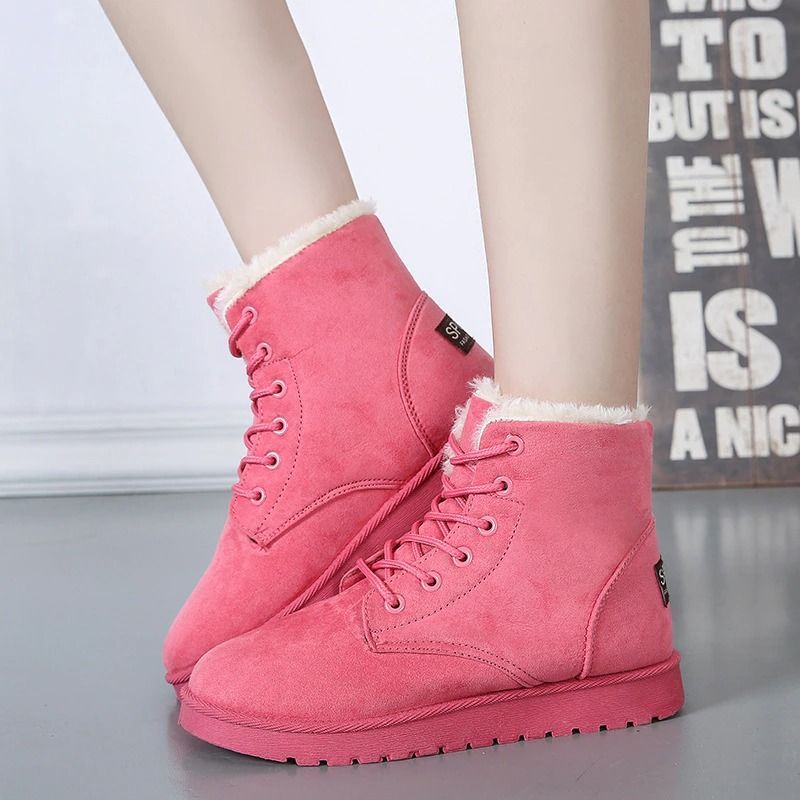 Women Orthopedic Fur Waterproof Ankle Boots