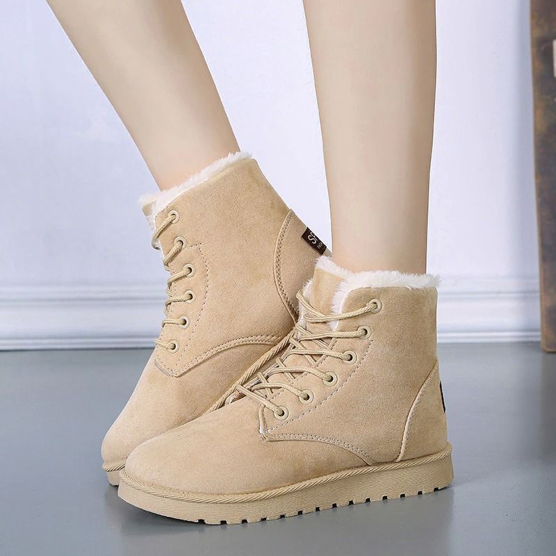 Women Orthopedic Fur Waterproof Ankle Boots