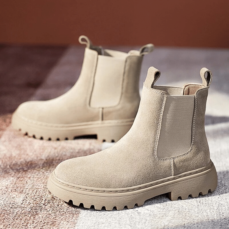 Women Orthopedic Ankle Boots Chunky Sole