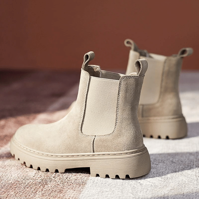 Women Orthopedic Ankle Boots Chunky Sole