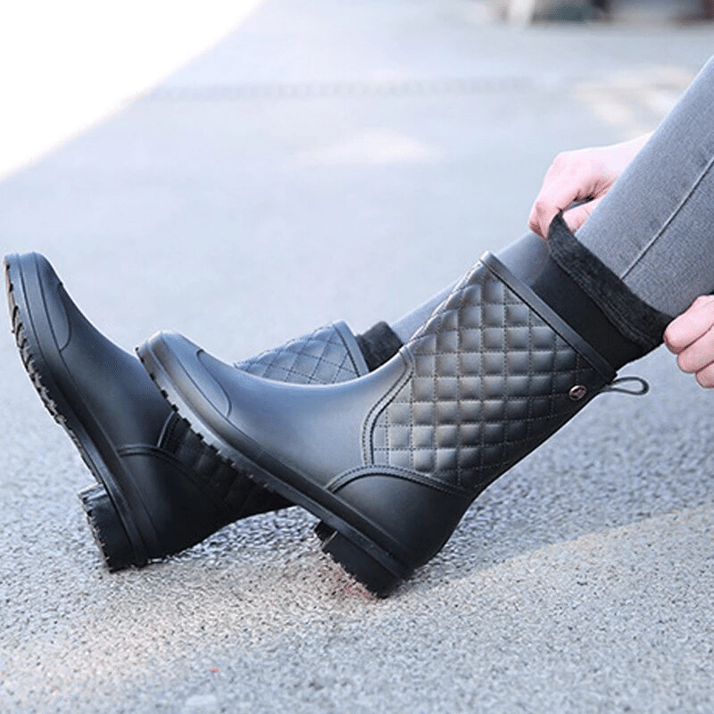 Women Rain Boots Orthopedic Mid Calf Shoes