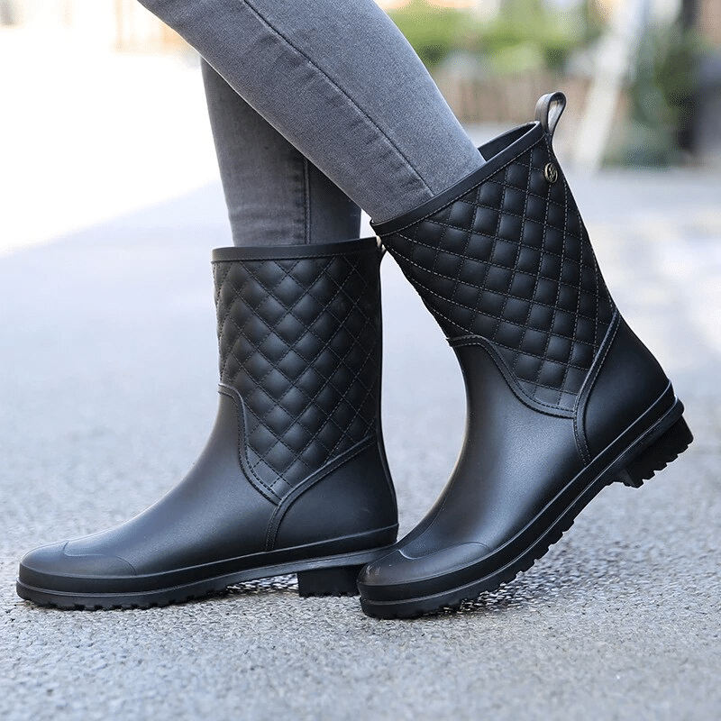 Women Rain Boots Orthopedic Mid Calf Shoes