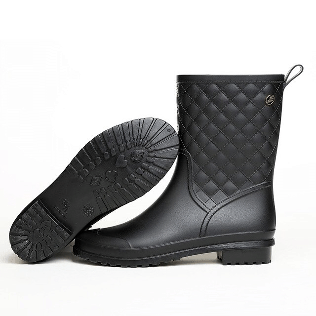 Women Rain Boots Orthopedic Mid Calf Shoes