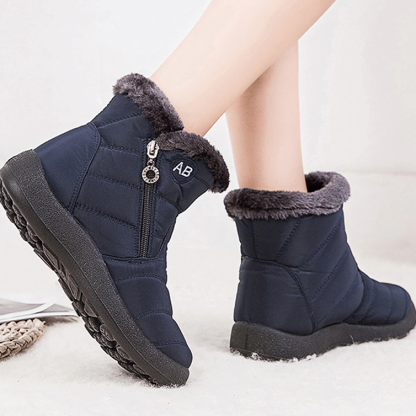 Women Fur Lined Outdoor Orthopedic Snow Boots