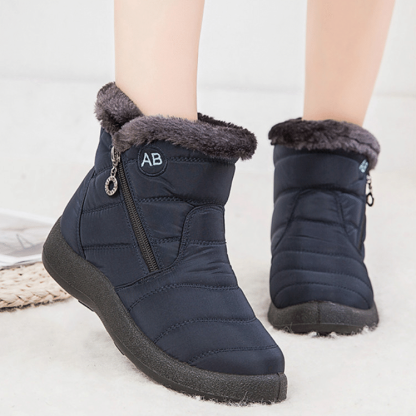 Women Fur Lined Outdoor Orthopedic Snow Boots