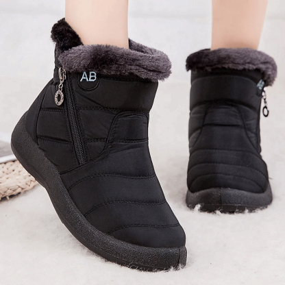 Women Fur Lined Outdoor Orthopedic Snow Boots