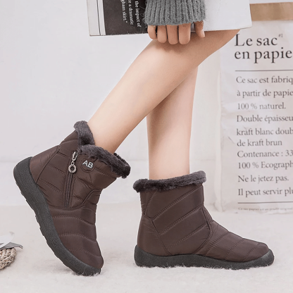 Women Fur Lined Outdoor Orthopedic Snow Boots
