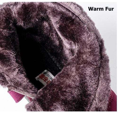 Orthopedic Boots For Women Waterproof Non-Slip Soles Warm Fur Plush Winter Boots