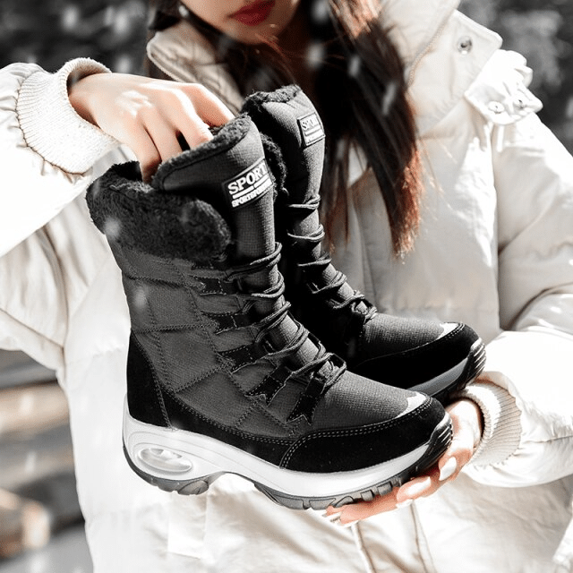Women Mid-Calf Boots Orthopedic Warm Plush