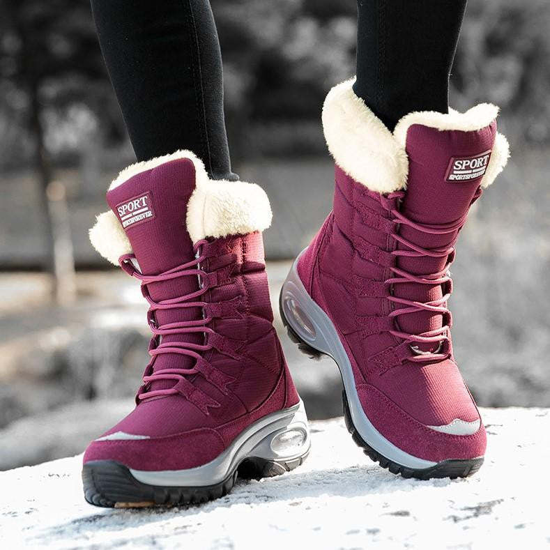 Women Mid-Calf Boots Orthopedic Warm Plush