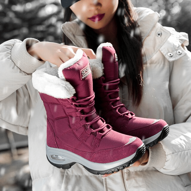 Women Mid-Calf Boots Orthopedic Warm Plush