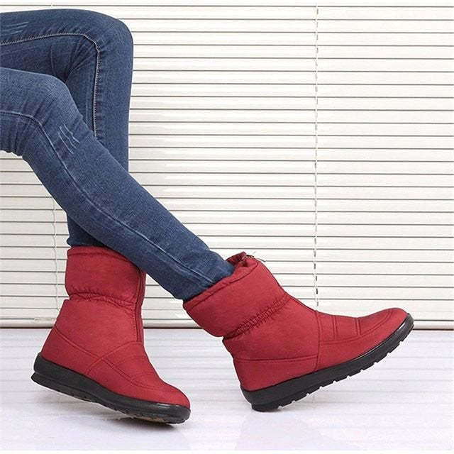 Women Orthopedic Shoes Waterproof Snow Boots