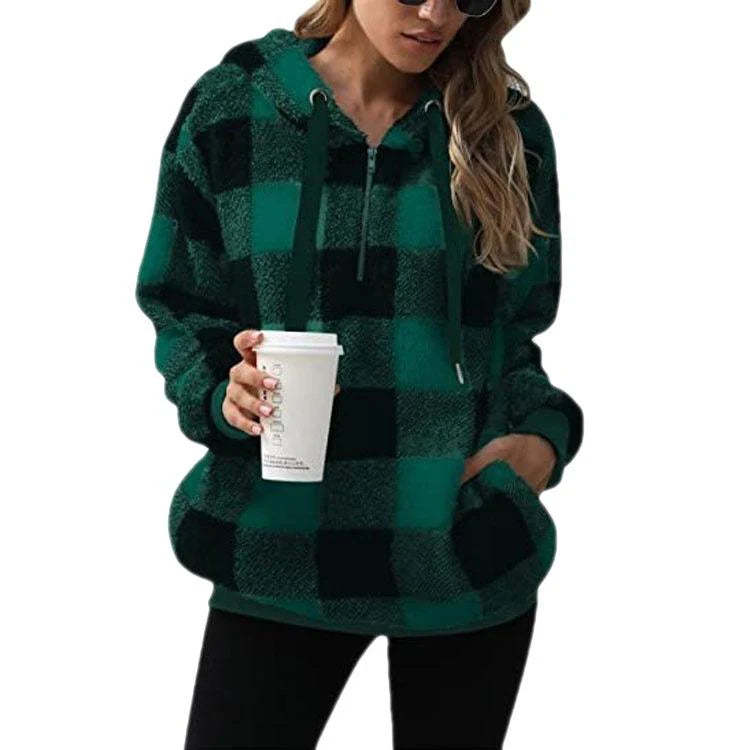 Women's Cozy Zip-up Sweater
