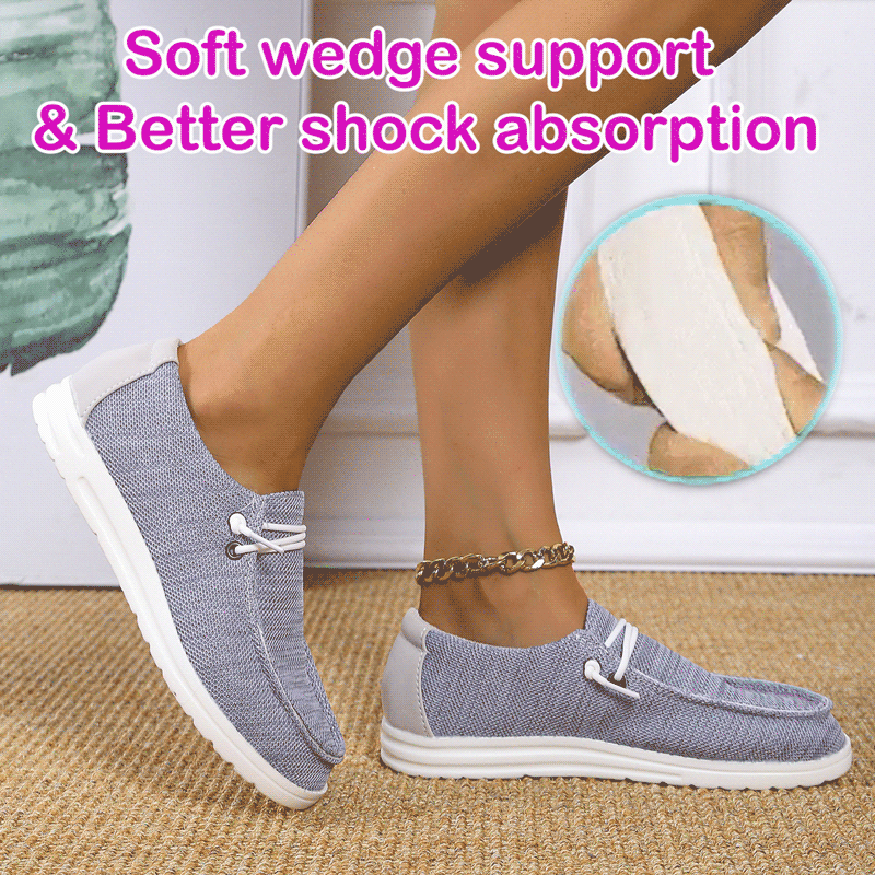 Women Orthopedic Shoes Canvas Mesh Slip-on