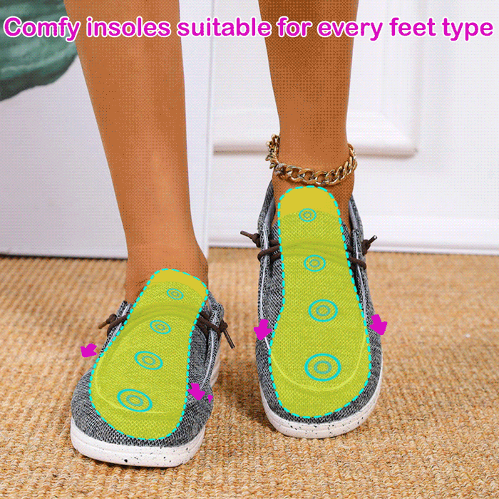 Women Orthopedic Shoes Canvas Mesh Slip-on