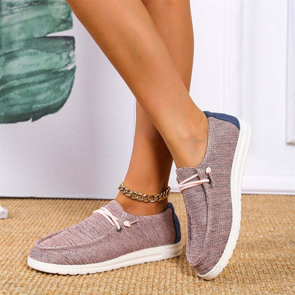 Women Orthopedic Shoes Canvas Mesh Slip-on