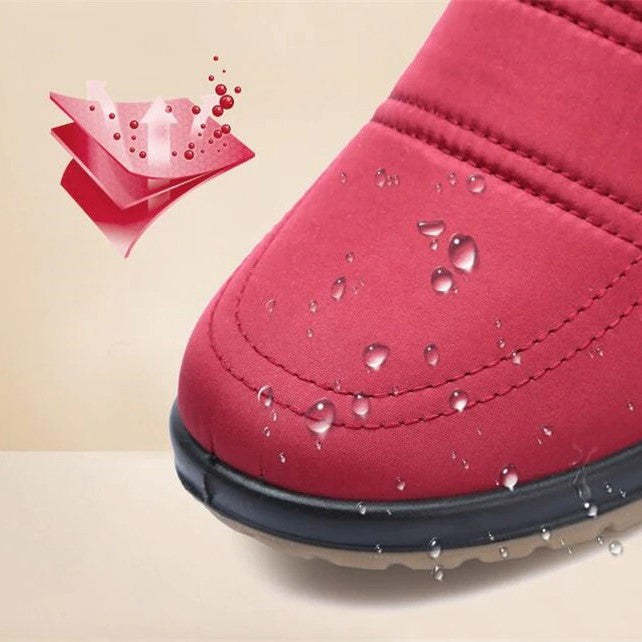 Women Orthopedic Boots Waterproof Fur Ankle Shoes