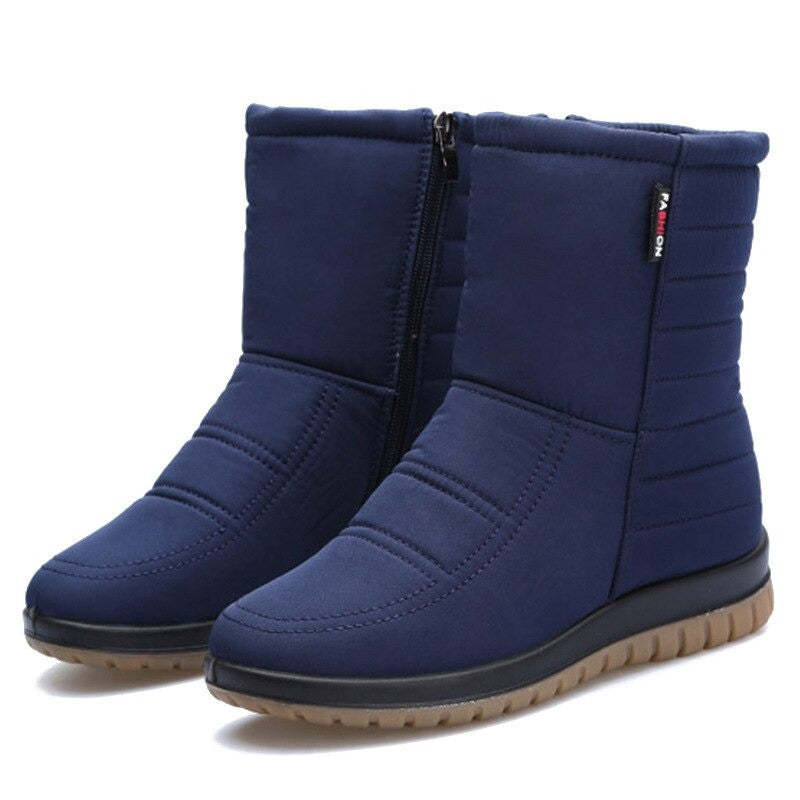 Women Orthopedic Boots Waterproof Fur Ankle Shoes