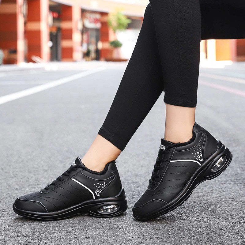 Women Orthopedic Shoes Leather Waterproof Sneakers